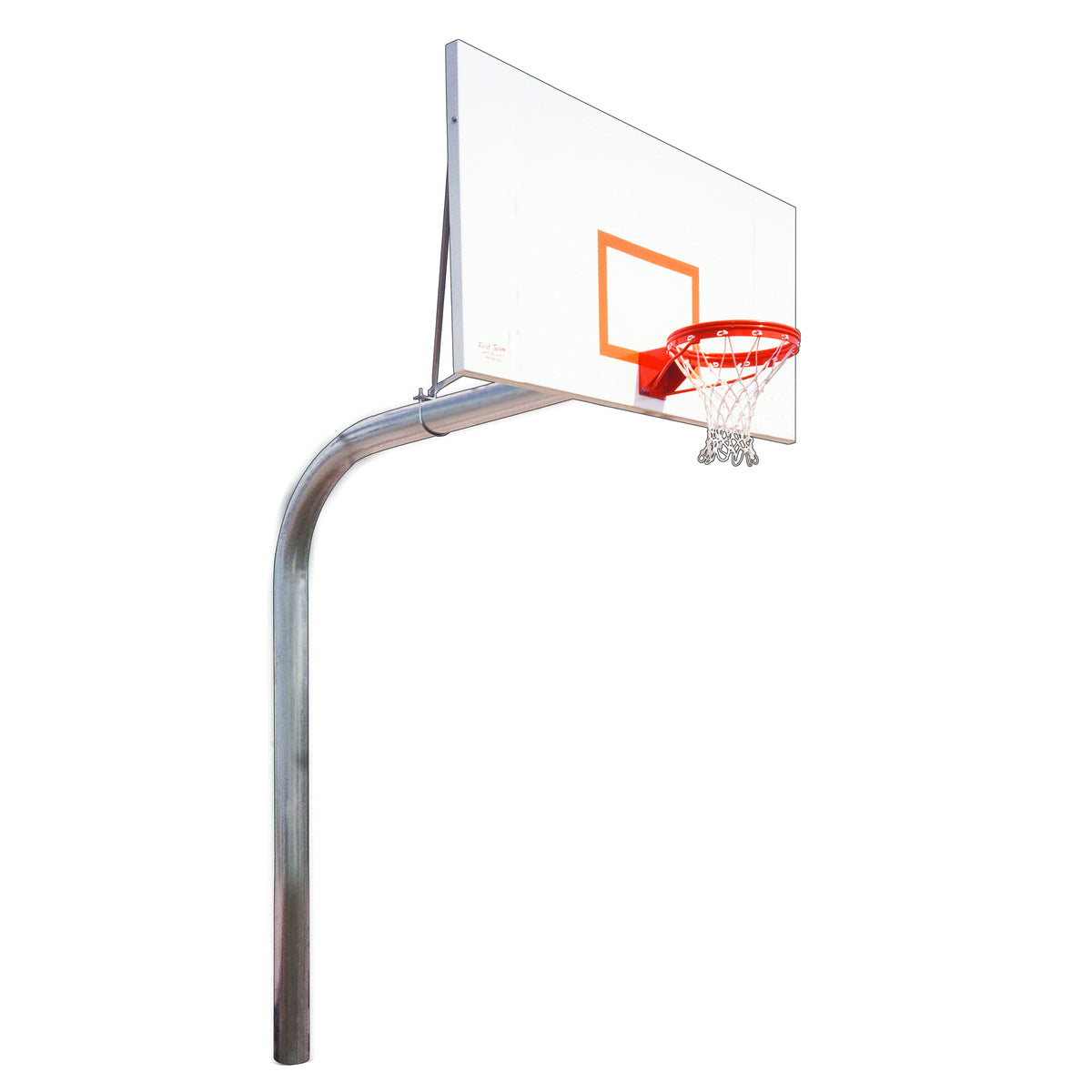 First Team Brute In-Ground Fixed Height Basketball Goal