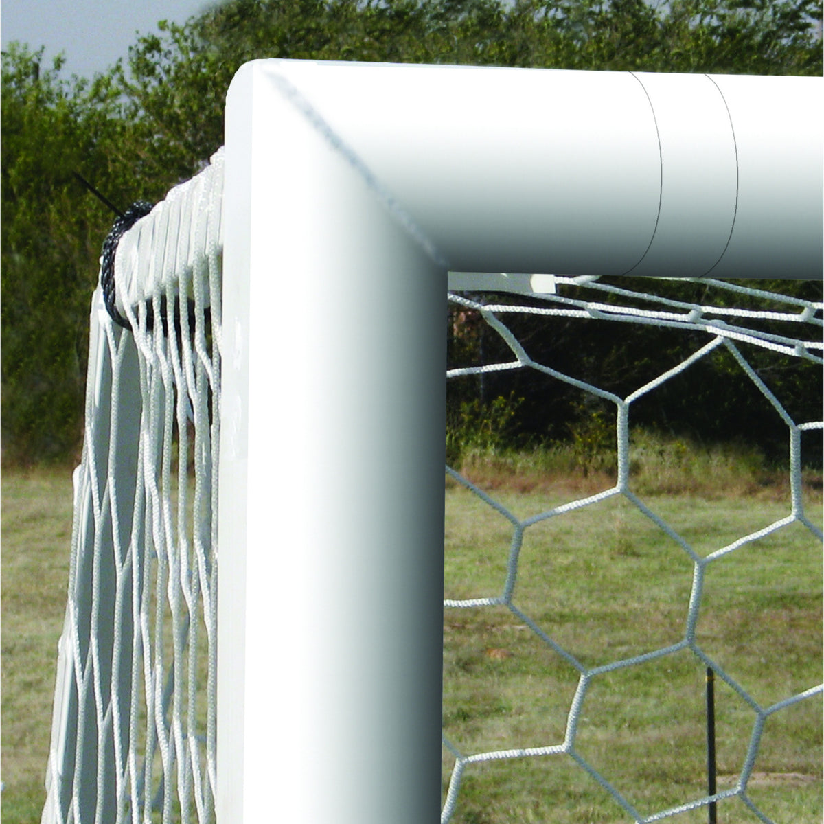 Shootout 4 square aluminum permanent/semi permanent soccer goals