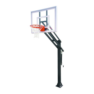 First Team Force In-Ground Adjustable Basketball Goal