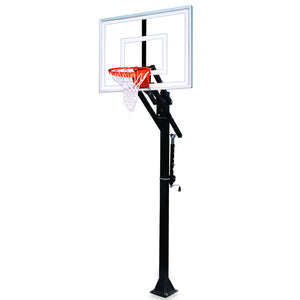 First Team Jam In-Ground Adjustable Basketball Goal