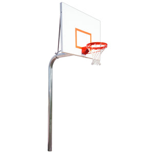 First Team RuffNeck In-Ground Fixed Height Basketball Goal