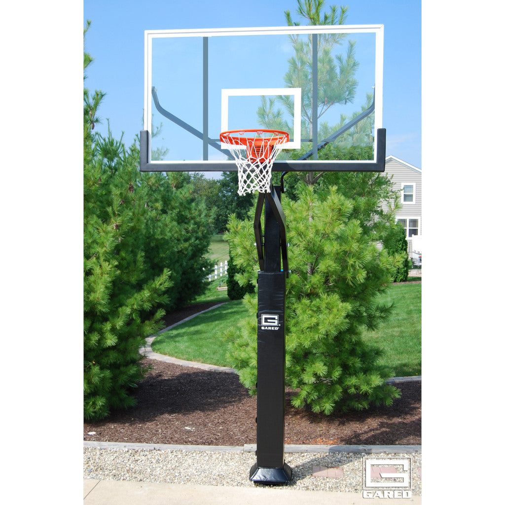Gared Pro Jam Adjustable Basketball Hoop with Acrylic Board GP10A72DM