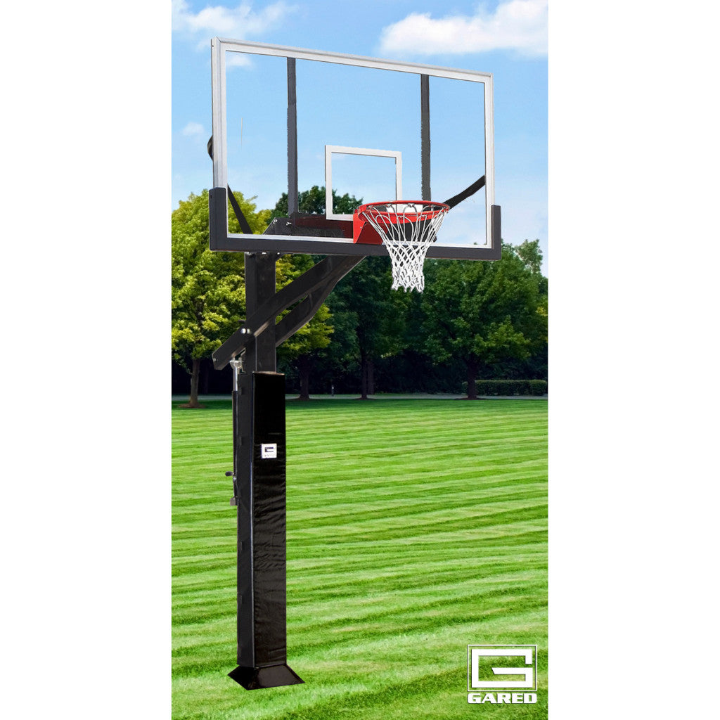 Gared All Pro Jam Adjustable Basketball Hoop with Polycarbonate Board GP12P72DM