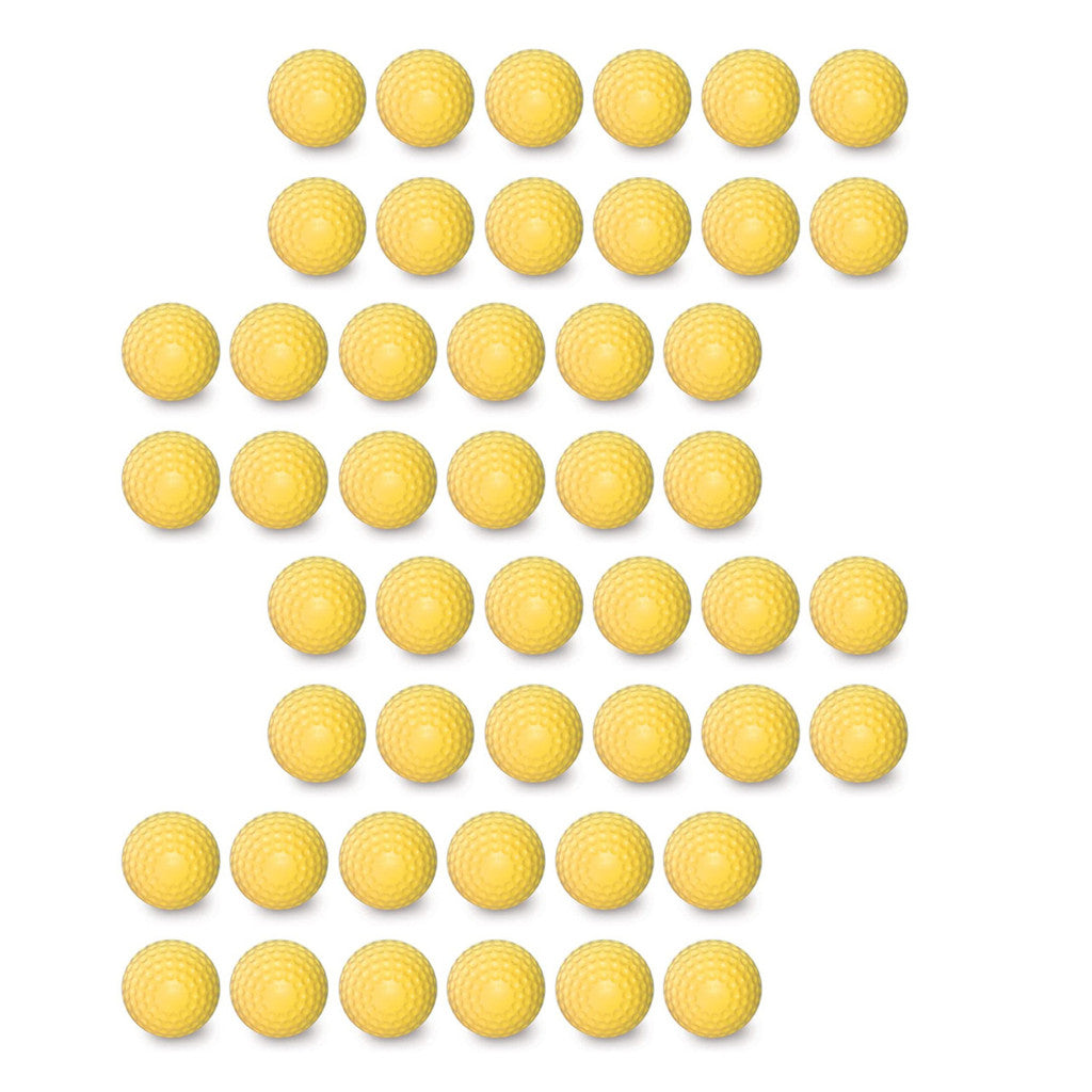 Jugs Bucket of Optic Yellow Dimpled Sting-Free Baseballs