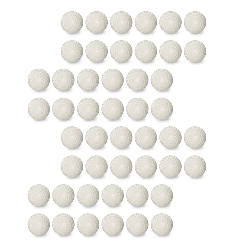 Jugs Bucket of White Dimpled Sting-Free Baseballs