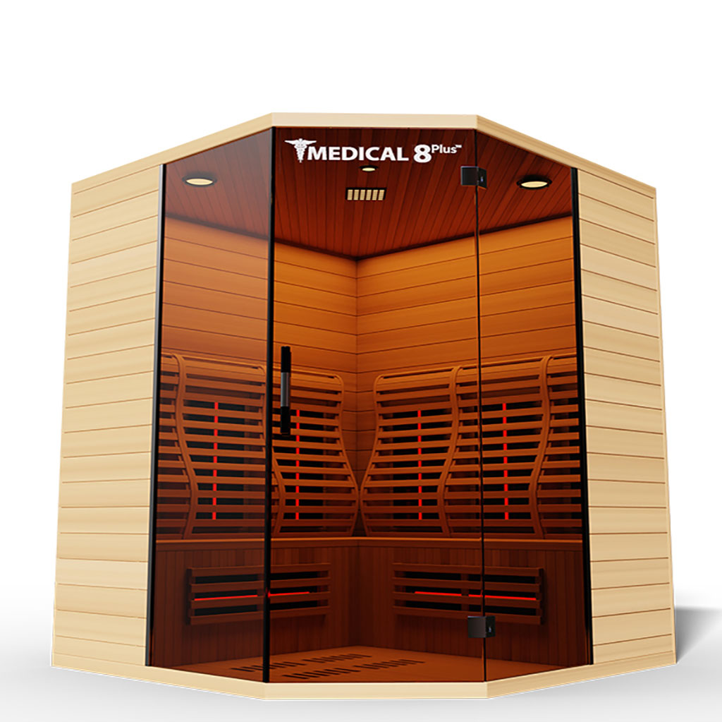 Medical Sauna Medical 8 Plus V2 Ultra Full Spectrum Infrared Six Person Sauna