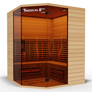 Medical Sauna Medical 8 Plus V2 Ultra Full Spectrum Infrared Six Person Sauna