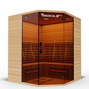 Medical Sauna Medical 8 Plus V2 Ultra Full Spectrum Infrared Six Person Sauna