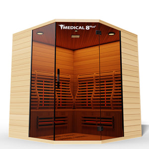 Medical Sauna Medical 8 Plus V2 Ultra Full Spectrum Infrared Six Person Sauna