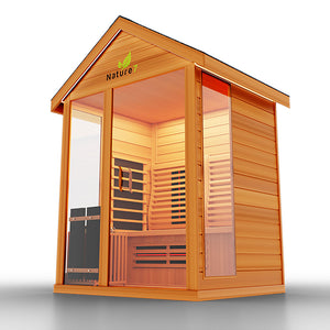 Medical Sauna Nature 7 Outdoor Hybrid Three Person Sauna