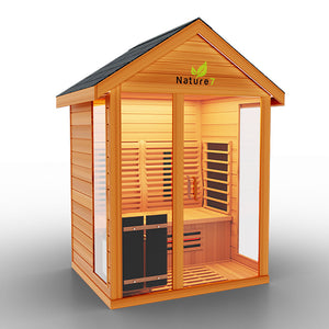 Medical Sauna Nature 7 Outdoor Hybrid Three Person Sauna