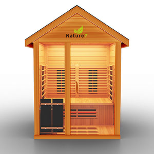 Medical Sauna Nature 7 Outdoor Hybrid Three Person Sauna