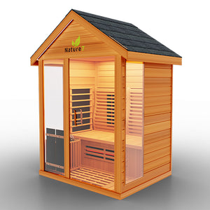 Medical Sauna Nature 7 Outdoor Hybrid Three Person Sauna