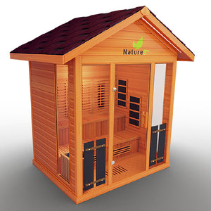 Medical Sauna Nature 8 Outdoor Hybrid Six Person Sauna