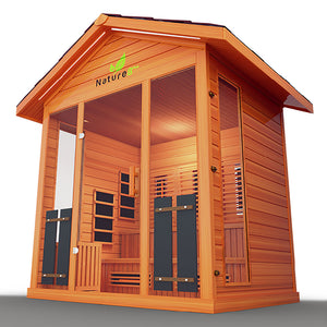 Medical Sauna Nature 8 Outdoor Hybrid Six Person Sauna