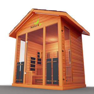 Medical Sauna Nature 8 Outdoor Hybrid Six Person Sauna