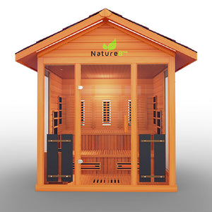 Medical Sauna Nature 8 Outdoor Hybrid Six Person Sauna