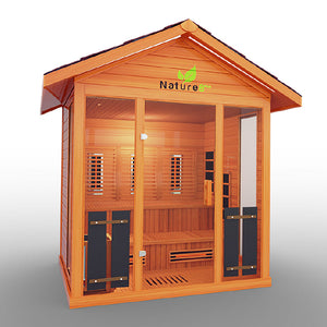 Medical Sauna Nature 8 Outdoor Hybrid Six Person Sauna