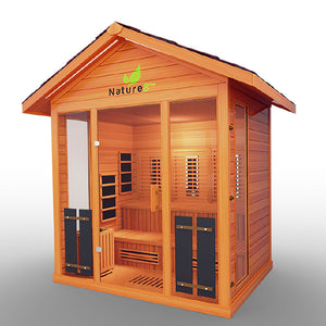 Medical Sauna Nature 8 Outdoor Hybrid Six Person Sauna