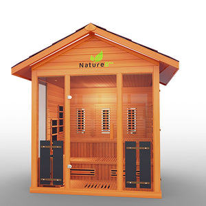 Medical Sauna Nature 8 Outdoor Hybrid Six Person Sauna