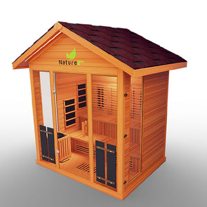 Medical Sauna Nature 8 Outdoor Hybrid Six Person Sauna