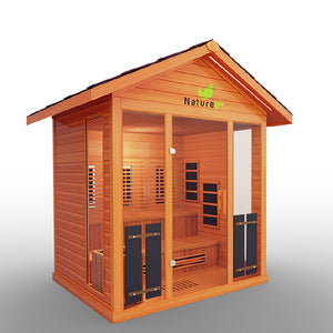 Medical Sauna Nature 8 Outdoor Hybrid Six Person Sauna