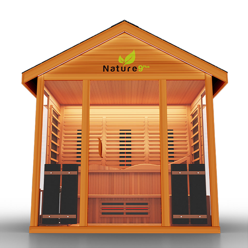 Medical Sauna Nature 9 Outdoor Hybrid Six Person Sauna