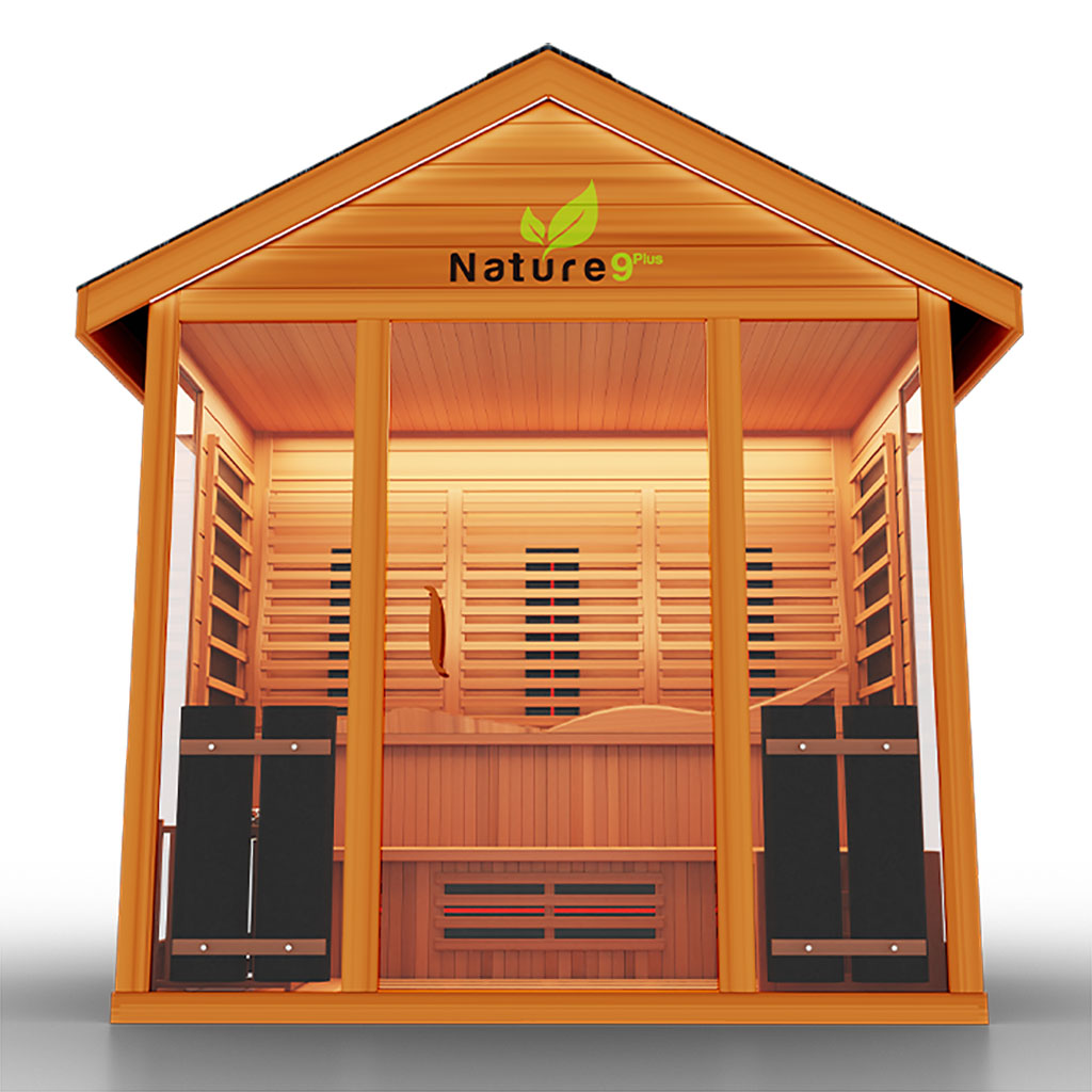 Medical Sauna Nature 9 Outdoor Hybrid Six Person Sauna