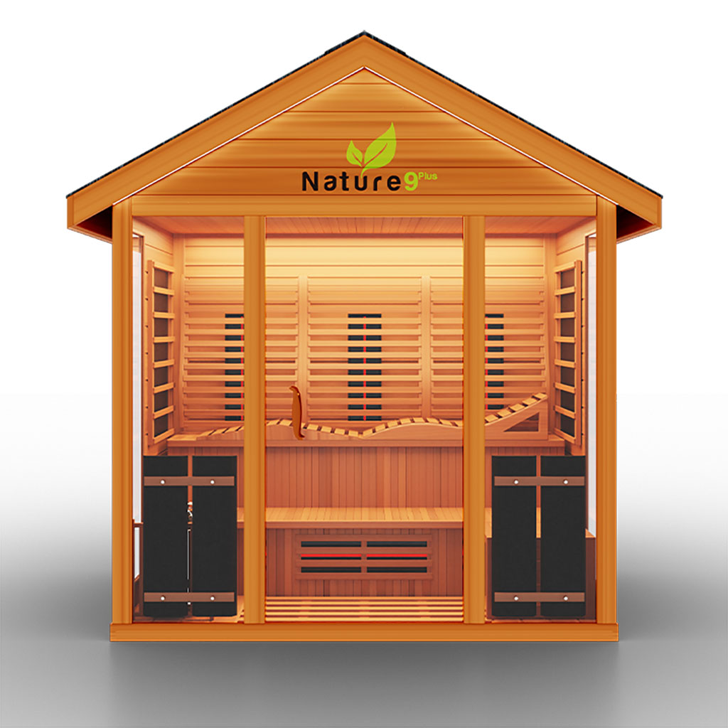 Medical Sauna Nature 9 Outdoor Hybrid Six Person Sauna