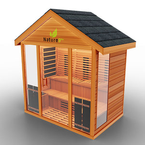 Medical Sauna Nature 9 Outdoor Hybrid Six Person Sauna