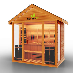 Medical Sauna Nature 9 Outdoor Hybrid Six Person Sauna