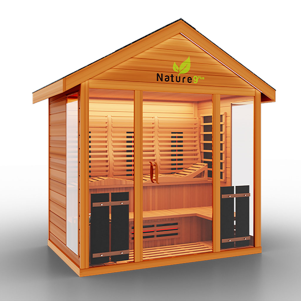 Medical Sauna Nature 9 Outdoor Hybrid Six Person Sauna