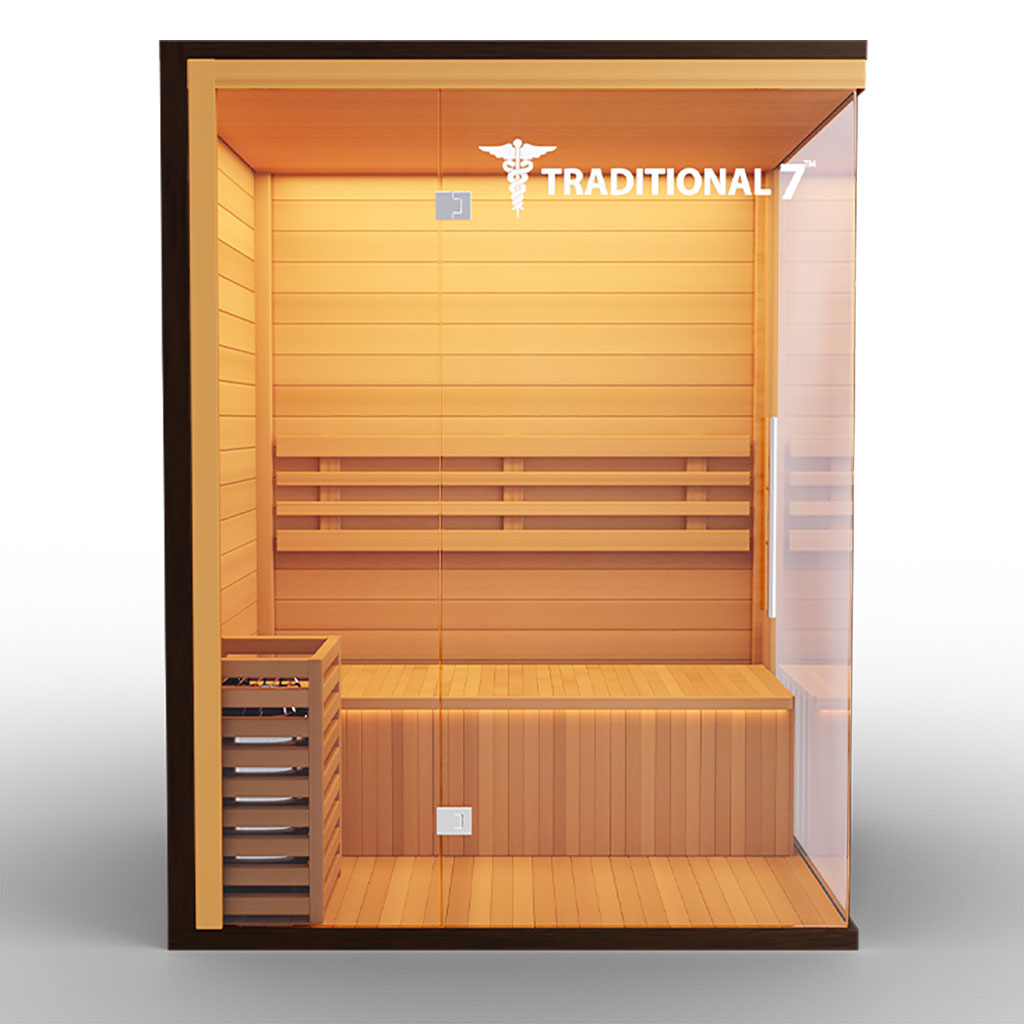 Medical Sauna Traditional 7 Three Person Steam Sauna