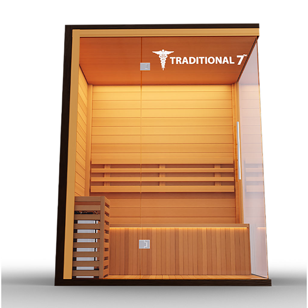 Medical Sauna Traditional 7 Three Person Steam Sauna