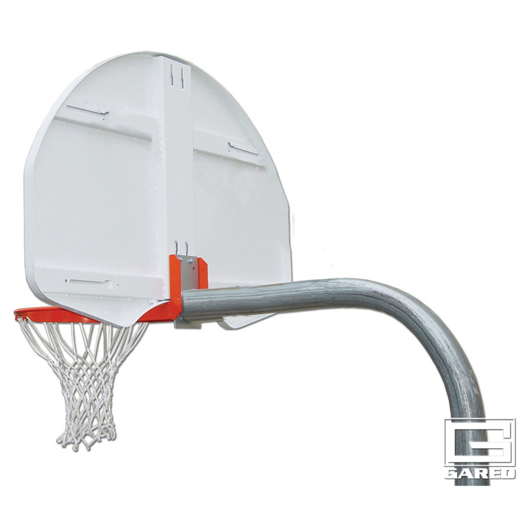 Gared Economy 3-1/2" O.D. Unbraced Rear-Mount Gooseneck Basketball Package PK3515