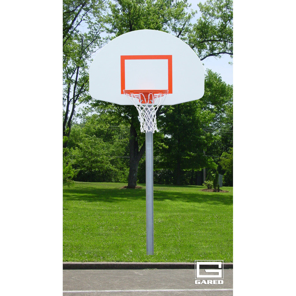Gared Standard Duty 4-1/2" O.D. Straight Post Basketball Package PK4531
