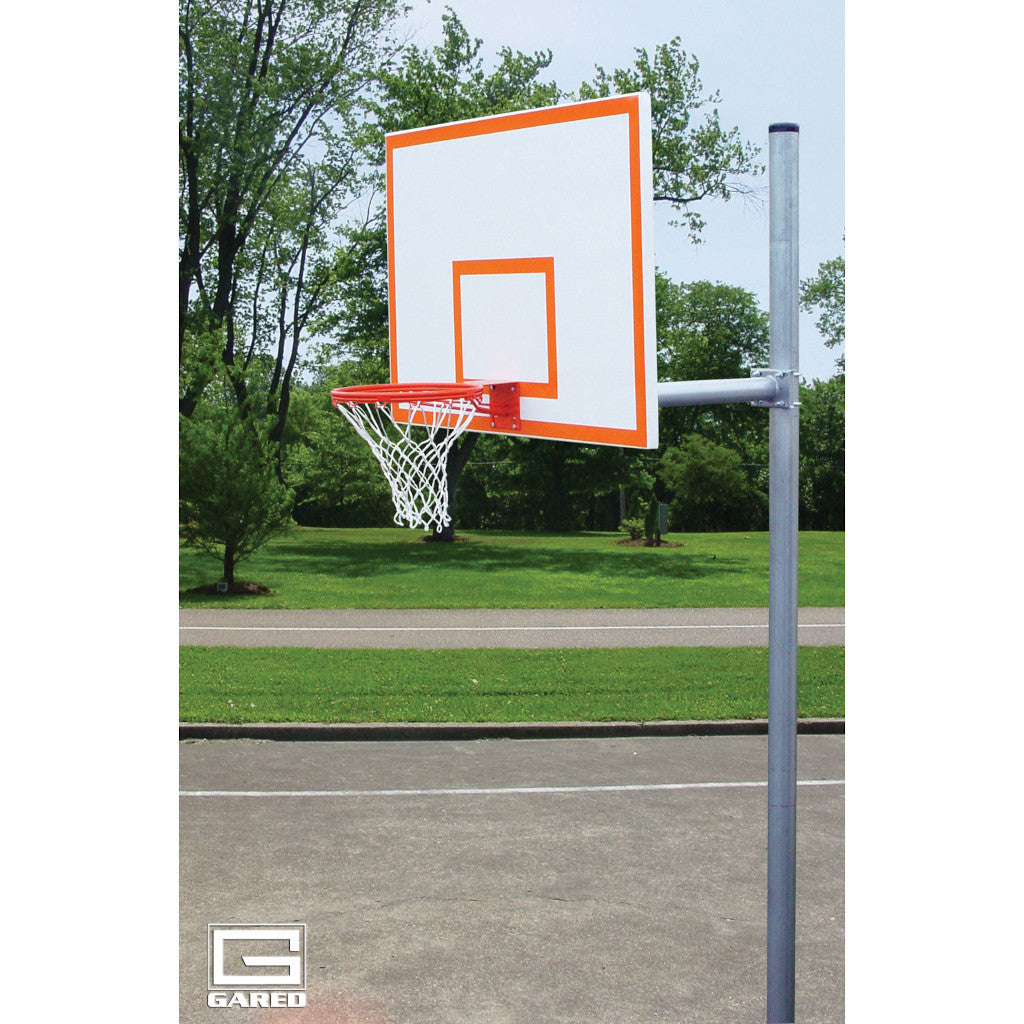 Gared Standard Duty 4-1/2" O.D. Straight Post Basketball Package PK4551