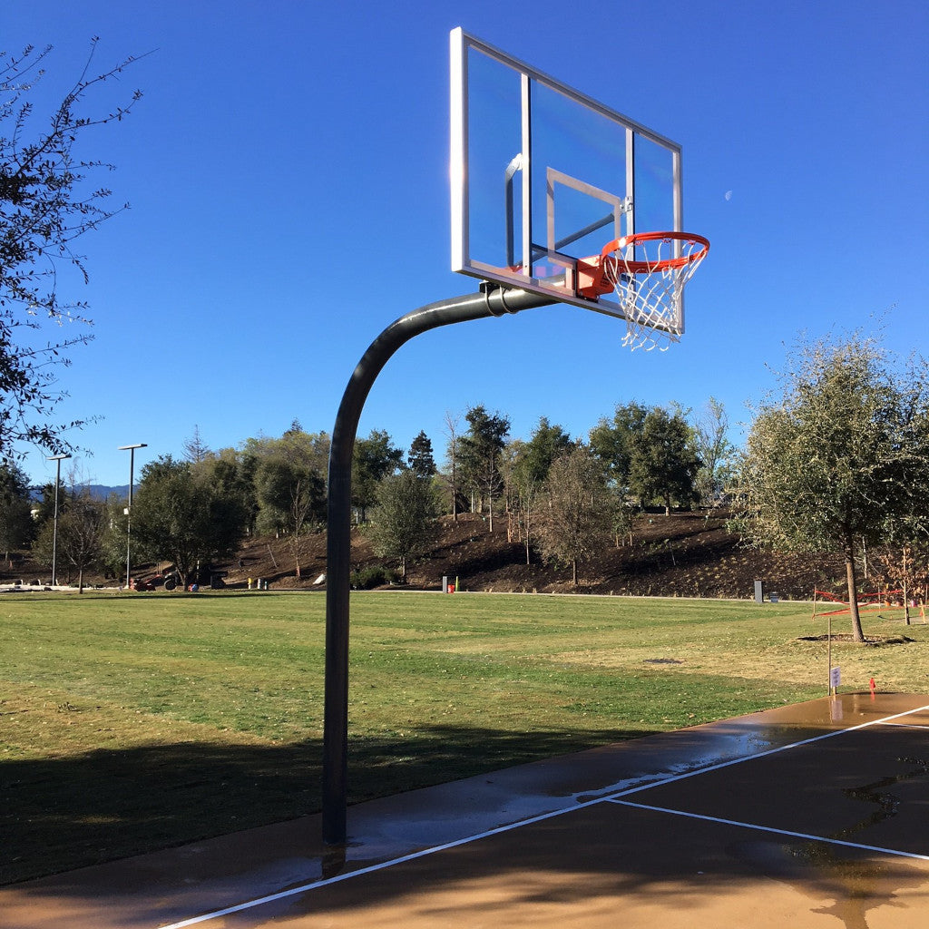 Gared Heavy Duty 5-9/16" O.D. Gooseneck Basketball Package PK6025