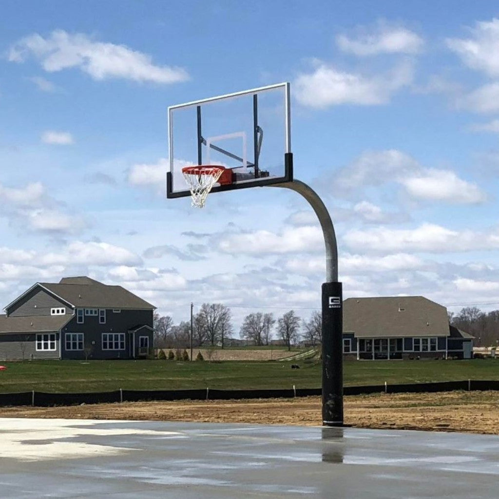 Gared Heavy Duty 5-9/16" O.D. Gooseneck Basketball Package PK6040