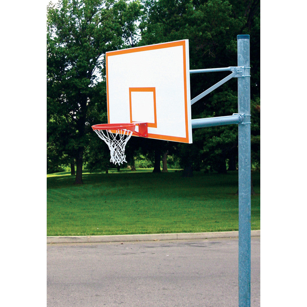 Gared Heavy Duty 5-9/16" O.D. Straight Post Basketball Package PK6051