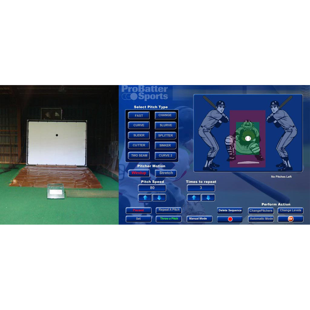 Batting Simulator ProBatter PX3 Baseball Batting Video Simulator - Top Sports Tech