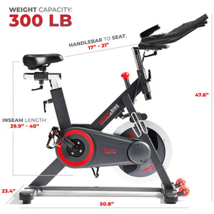 Sunny Premium Indoor Cycling Smart Stationary Bike