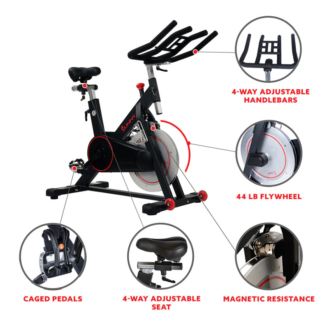 Sunny Indoor Cycling Bike Magnetic Belt Drive