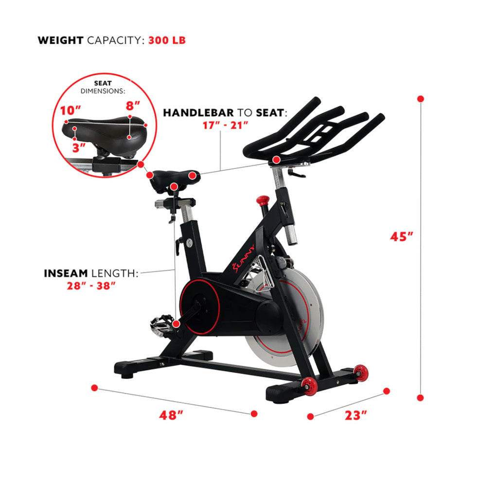 Sunny Indoor Cycling Bike Magnetic Belt Drive