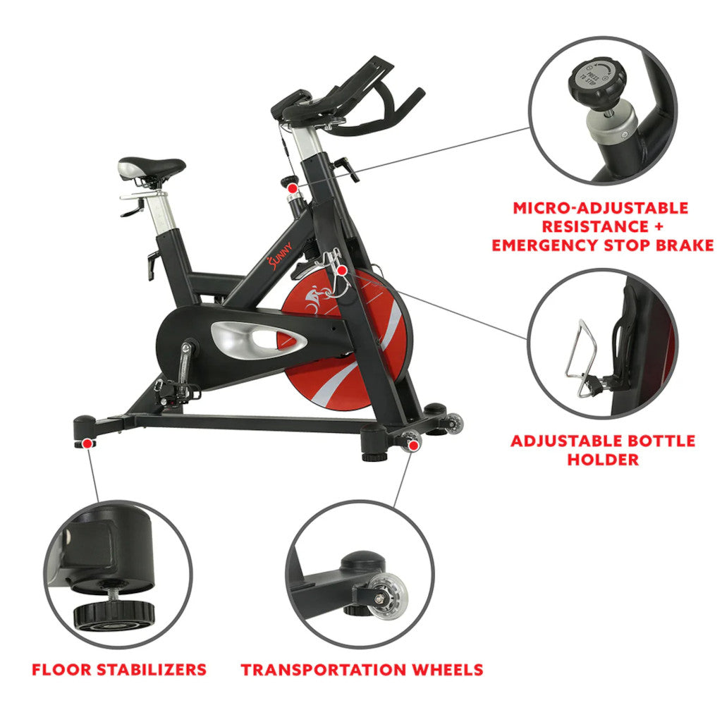 Sunny Evolution Pro II Magnetic Indoor Cycle Exercise Bike