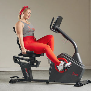 Sunny Premium Magnetic Resistance Smart Recumbent Bike