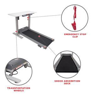 Sunny Treadmill with Detachable Automated Desk