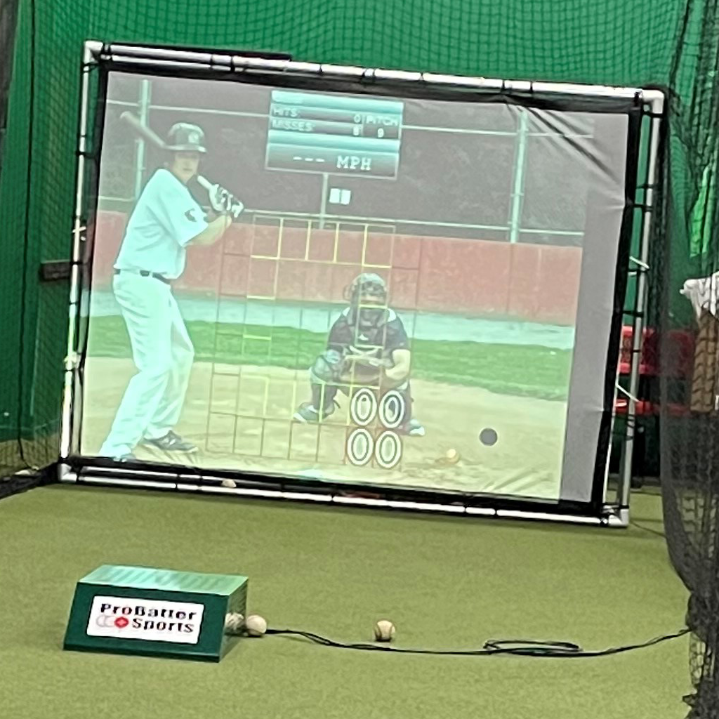 Pitching Simulator Rental ProBatter Strike Out Pro Baseball Pitching Simulator - Top Sports Tech