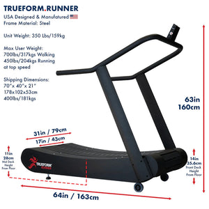 TrueForm Runner Curved Manual Treadmill