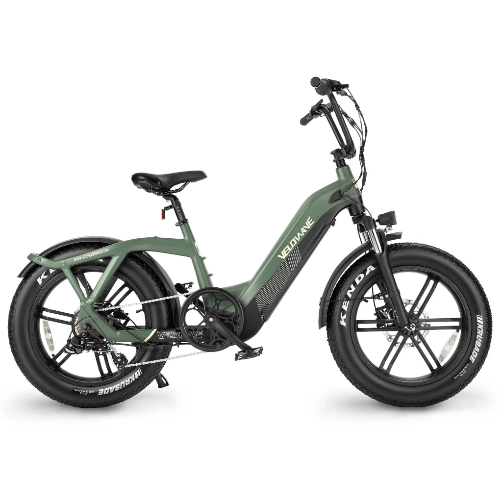 vw e fahrrad Velowave Pony Step-Thru Ebike Seafoam Green